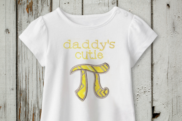 Daddy’s Cutie Pi Applique Review