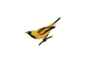Golden Haired Flycatcher: A Seasonal Embroidery Review