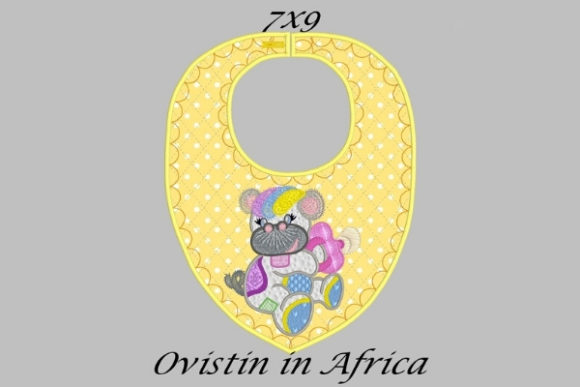 Review: Yellow Baby Hippo Bib Small for Holiday Sales